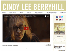 Tablet Screenshot of cindyleeberryhill.com